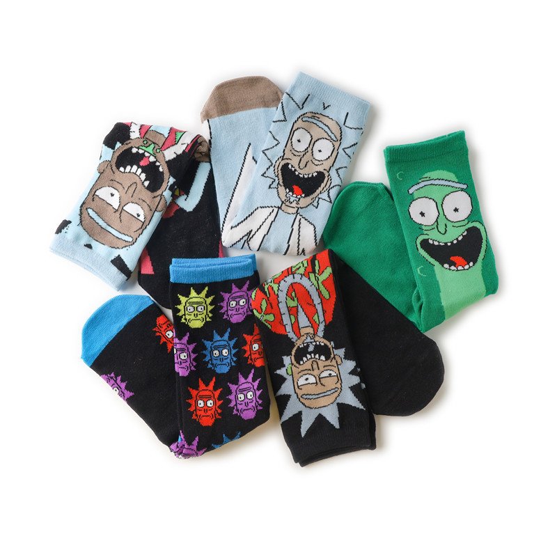 Anime Cartoon Character Personality Trendy Cotton Socks - Image 6