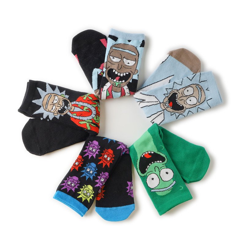 Anime Cartoon Character Personality Trendy Cotton Socks - Image 5