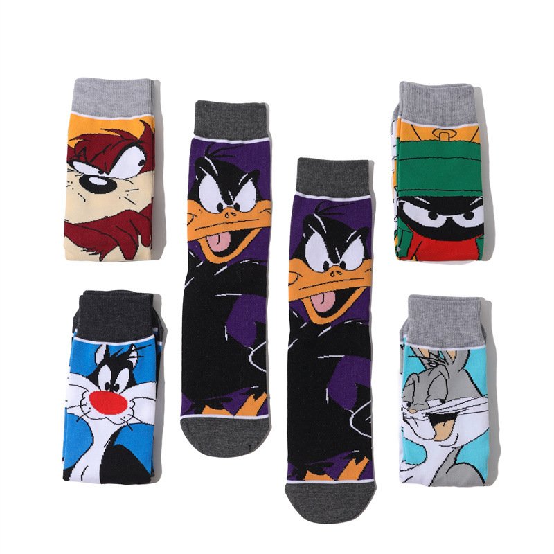 Duffy Duck Comic long stockings for men and women - Image 4