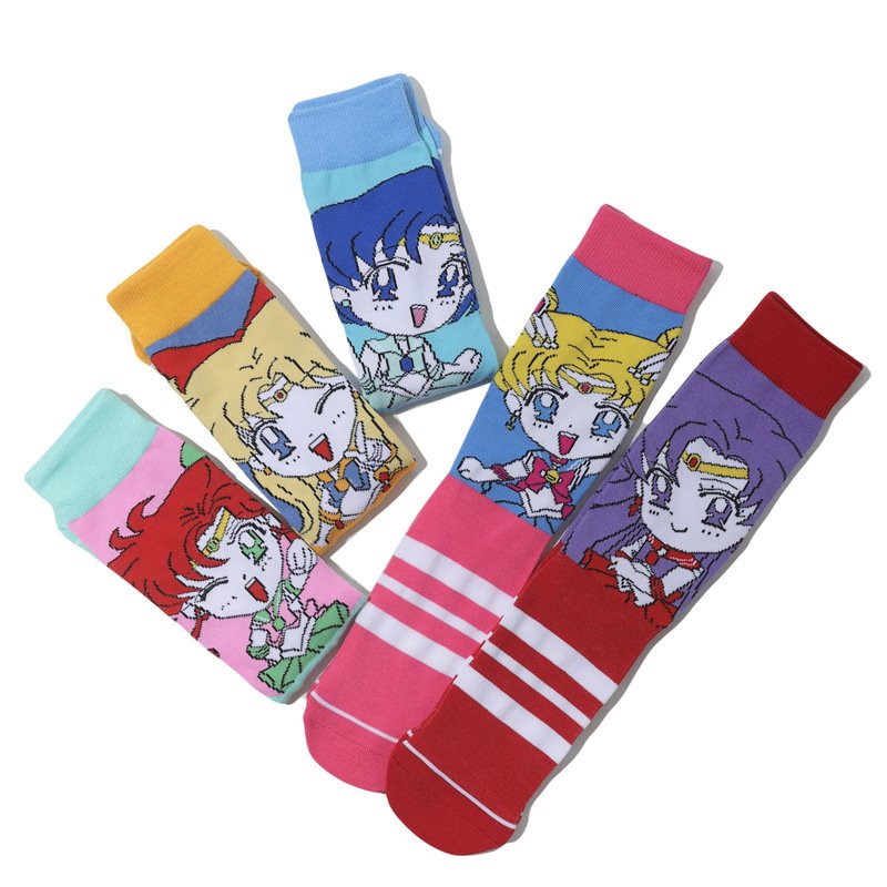 Sailor Moon Anime Girl Socks - Image 6