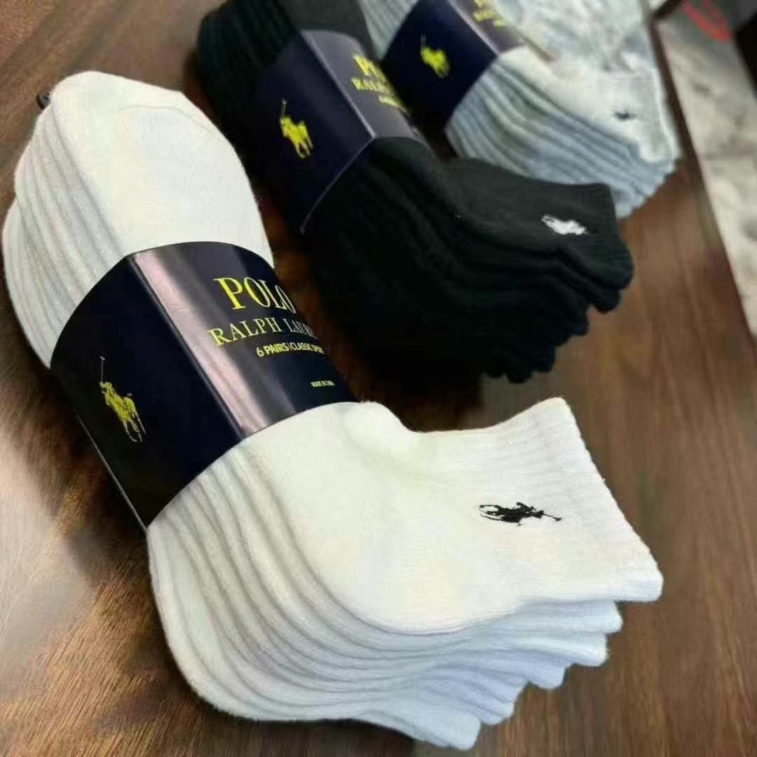 Ralph Lauren solid-color sports socks - Image 7