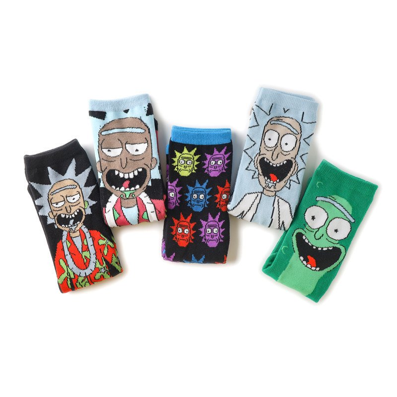 Anime Cartoon Character Personality Trendy Cotton Socks - Image 4