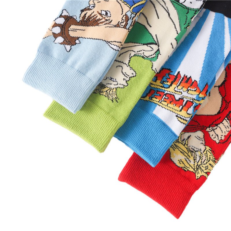 Street Fighter game series cartoon mid-calf socks Street fighting Anime Socks - Image 3
