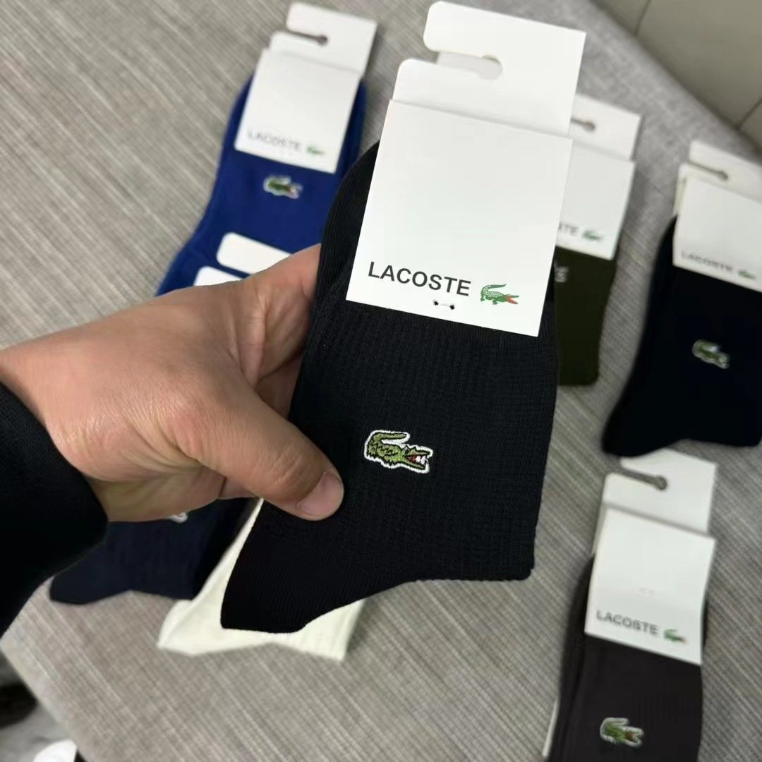 Crocodile Men's autumn winter sports sweat-absorbing cotton socks - Image 4