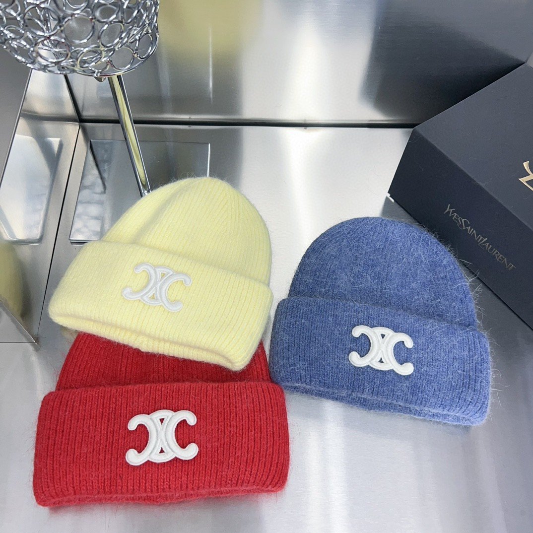 Arc de Triomphe Warm knitted woolen cap - Image 3