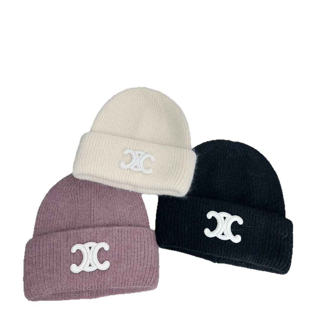 Arc de Triomphe Warm knitted woolen cap - Image 2