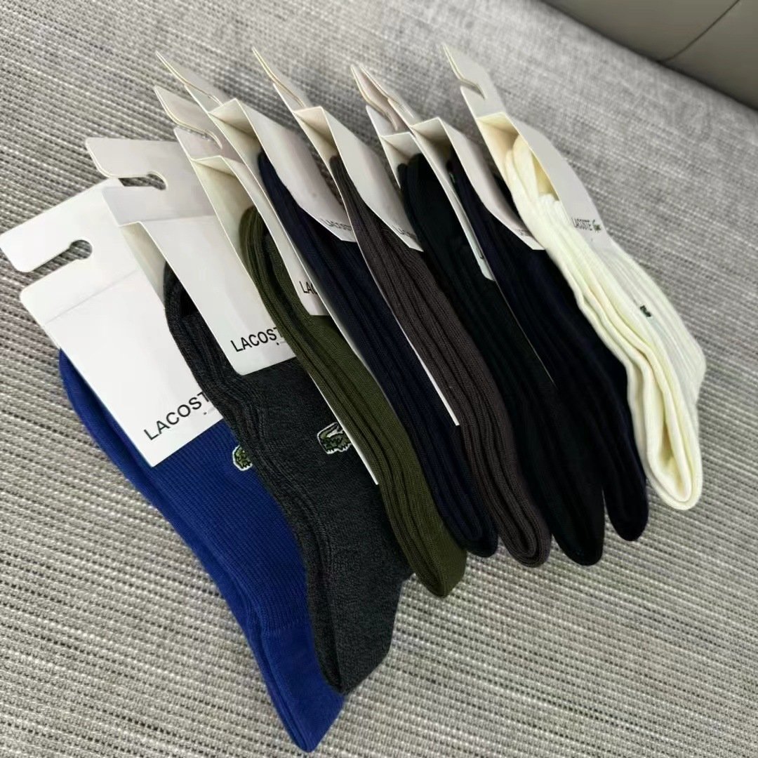 Crocodile Men's autumn winter sports sweat-absorbing cotton socks - Image 2