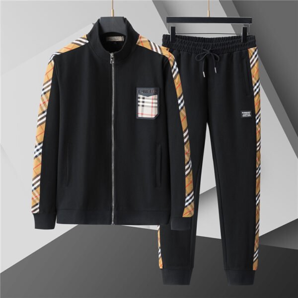 Burberry Trendy men's casual long-sleeved sportswear set - LTMCRAFT