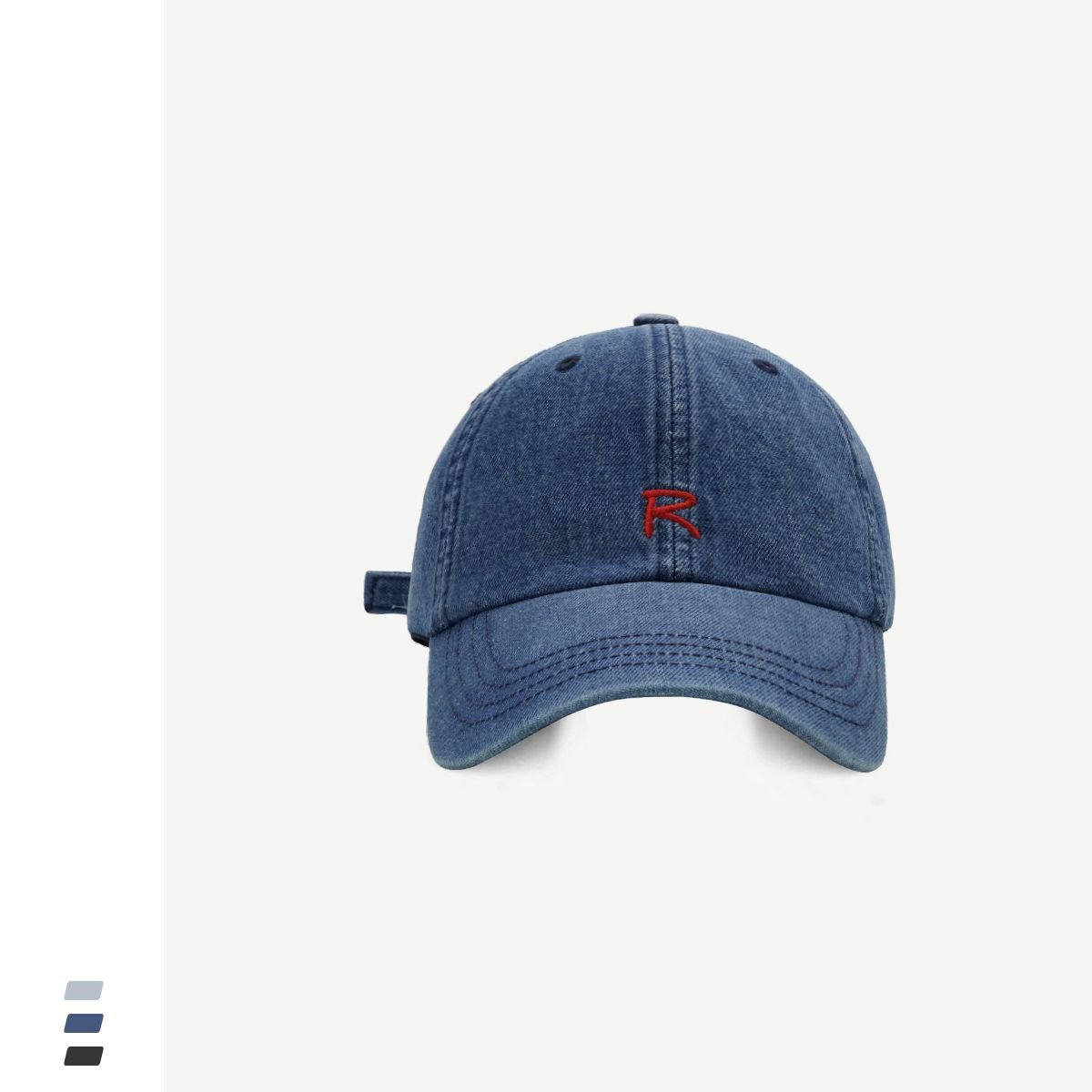 denim baseball cap