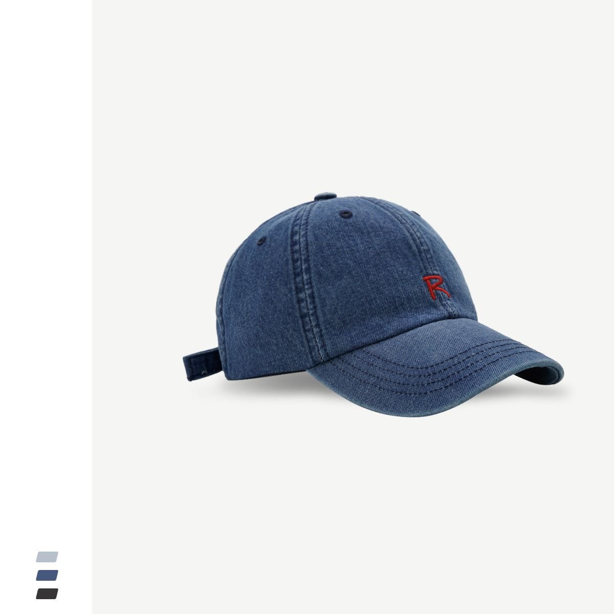 denim baseball cap