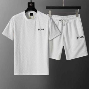 boss tshirt suit