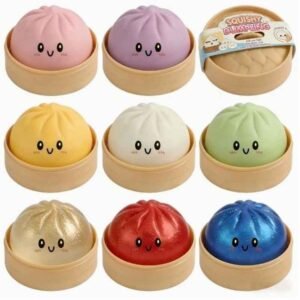 smiling round steamed bun baozi toy