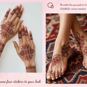 henna tattoo sticker