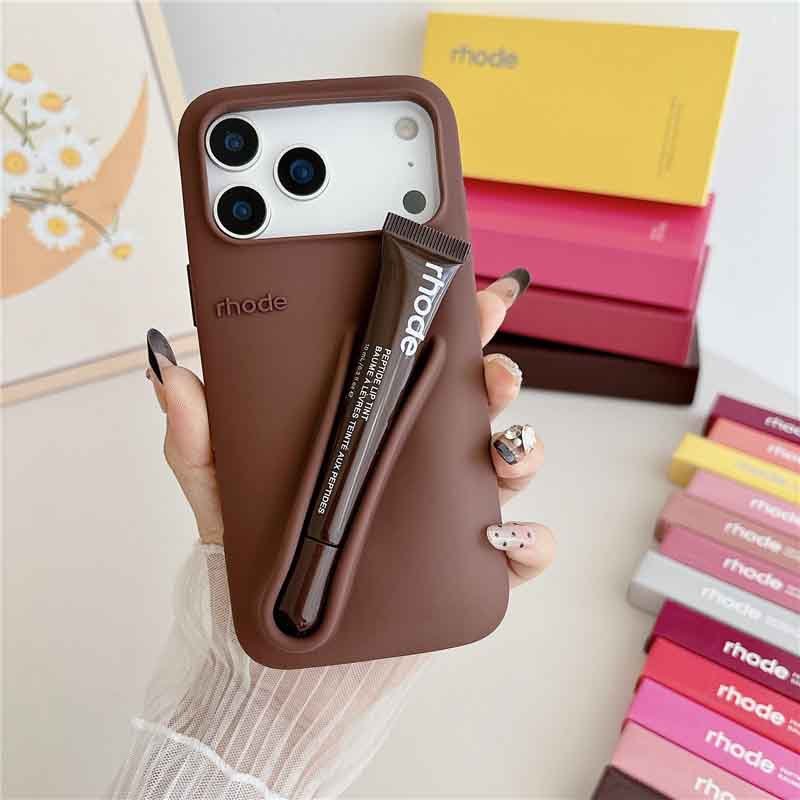 Rhode Lipstick Silicone Phone Case - Image 2