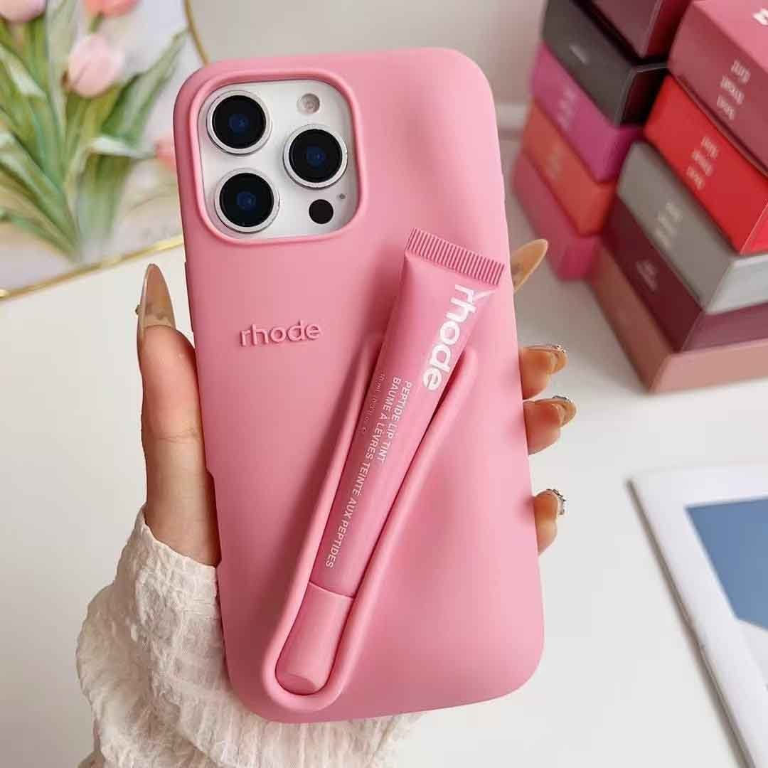 Rhode Lipstick Silicone Phone Case - Image 4